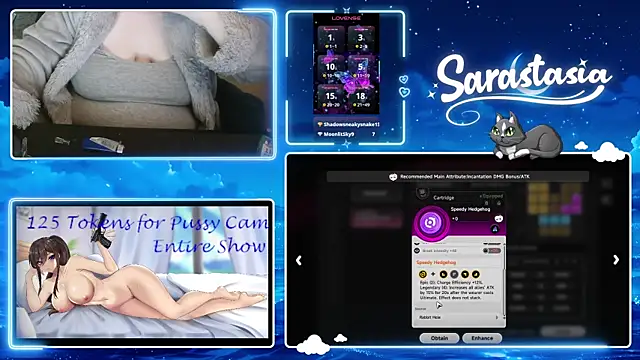 צ'אט XXX בשידור חי של Sarastasia417