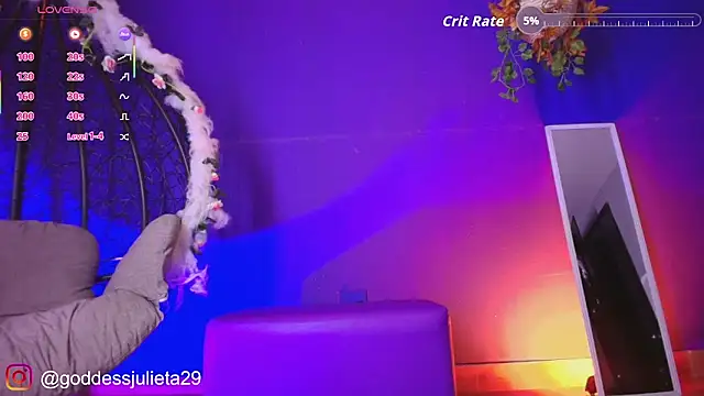 Živý XXX chat GoddessJulieta_