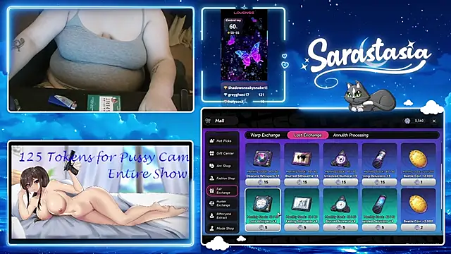 Chat XXX en directo de Sarastasia417
