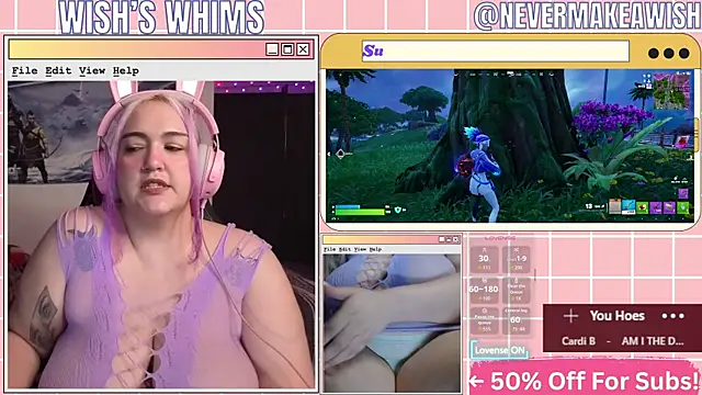 Chatroom XXX en direct de nevermakeawish