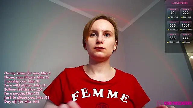 Živý XXX chat KinkyMissCherry