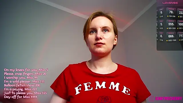 KinkyMissCherry Chat XXX in diretta