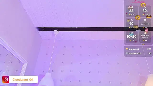 Chat XXX ao vivo de Cloedurant