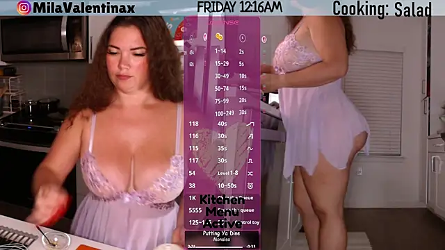 MilaValentina Chat XXX in diretta