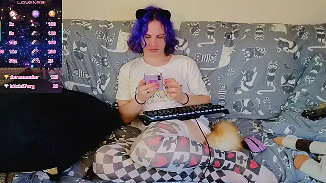 SparkyFerret élő XXX-chatje