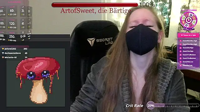 ArtofSweet Adlı Modelin Canlı XXX Sohbeti