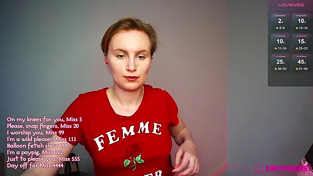 KinkyMissCherry – Naživo XXX chat