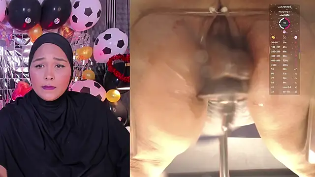 BBWHijabのライブXXXチャット