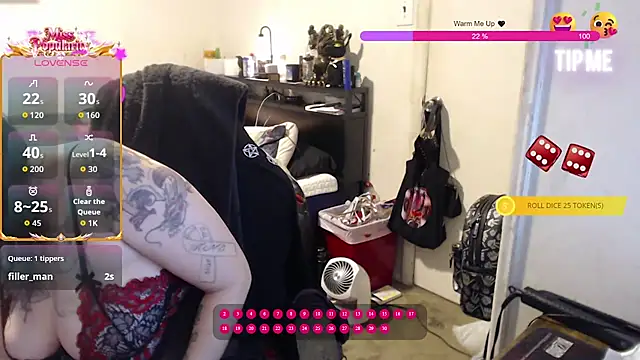 XXX chat uživo modela Demonicmiss
