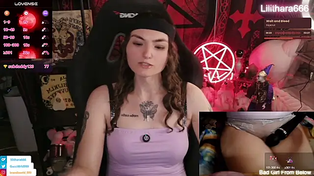 צ'אט XXX בשידור חי של Lilithara666