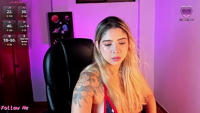 Chat +18 de EvaGold_ ao vivo