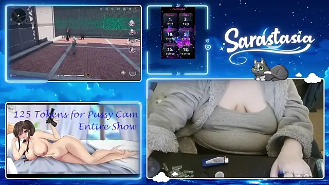 Sarastasia417 élő XXX-chatje