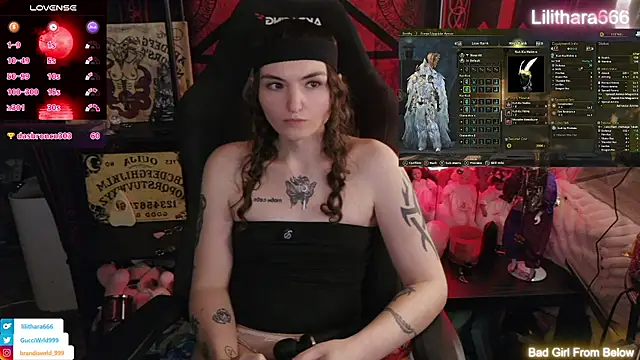 Chat +18 de Lilithara666 ao vivo