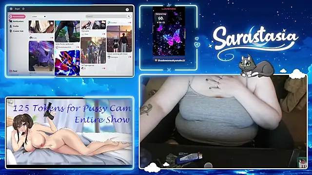 צ'אט XXX בשידור חי של Sarastasia417
