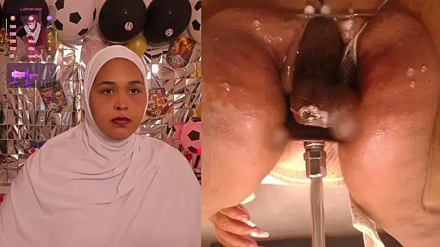 BBWHijabのライブXXXチャット