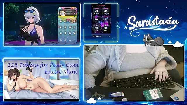 צ'אט XXX בשידור חי של Sarastasia417