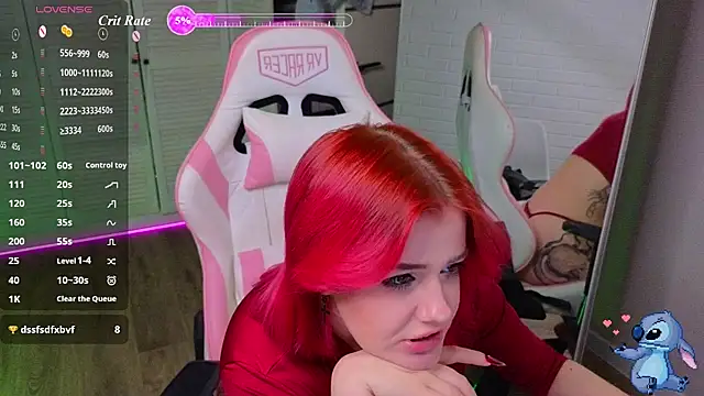 XXX chat uživo modela RedVelveten