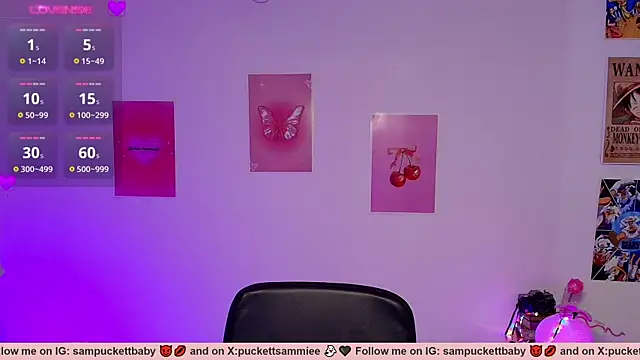 Živý XXX chat Sampuckettbaby