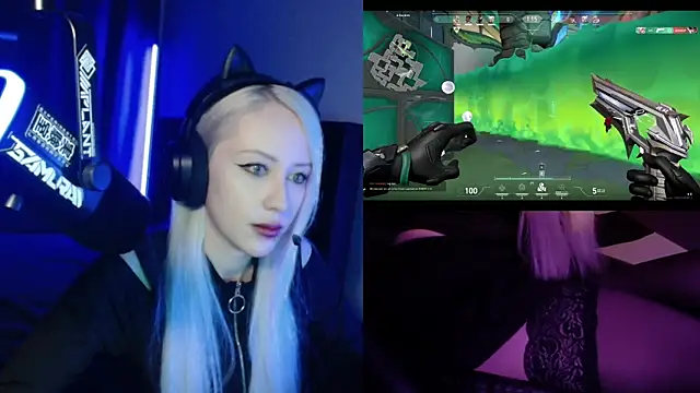 roxxyrowe élő XXX-chatje