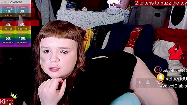 Chat +18 de VelvetDiablo ao vivo