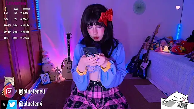bluelen 现场XXX聊天