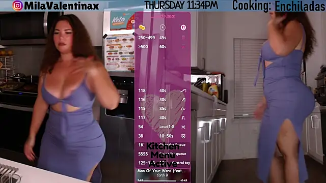 MilaValentina's Webcam Show