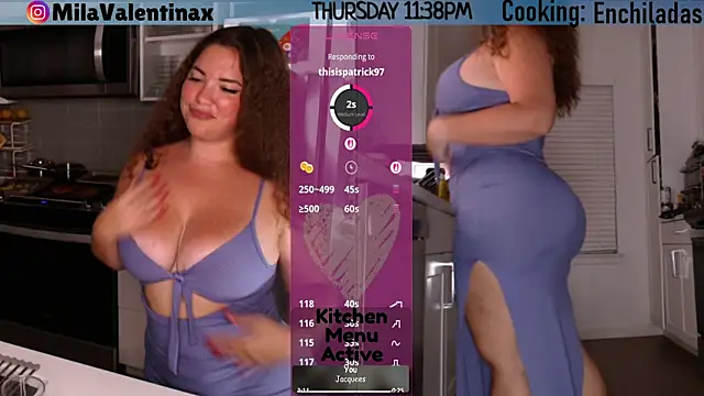 Chatroom XXX en direct de MilaValentina