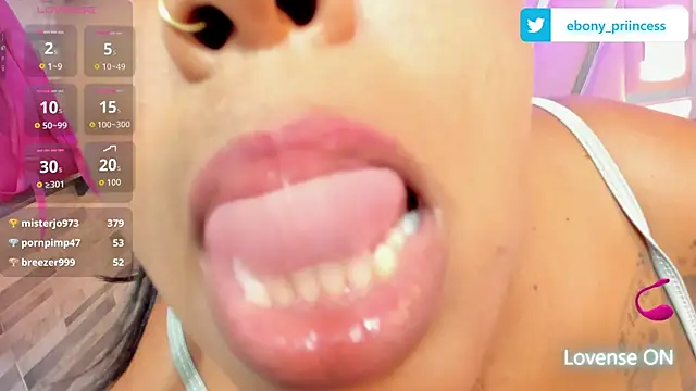 ebony_priincess' Live XXX Chat