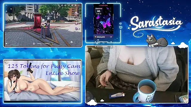 צ'אט XXX בשידור חי של Sarastasia417