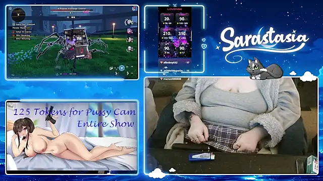 Chat XXX en directo de Sarastasia417