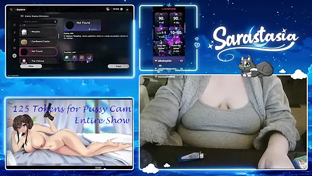 Chatroom XXX en direct de Sarastasia417