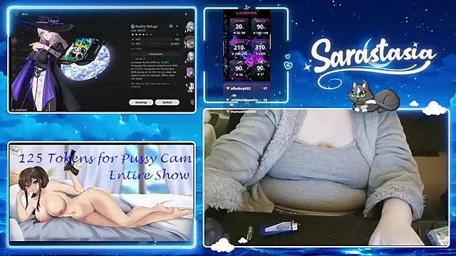 Chatroom XXX en direct de Sarastasia417