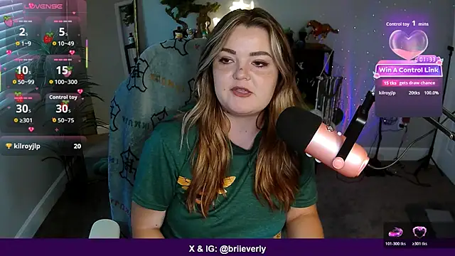 Živý XXX chat Briieverly