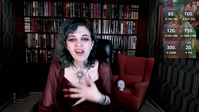 Chat +18 de NoelleGothicShadow ao vivo