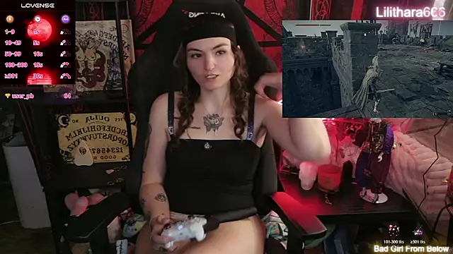 Lilithara666 élő XXX-chatje