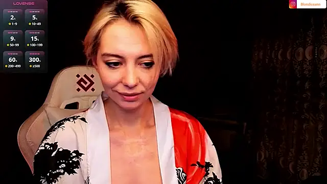 Chat +18 de Blondice ao vivo