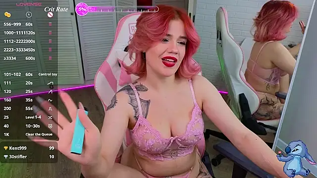 XXX chat uživo modela RedVelveten