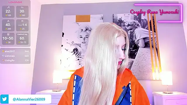 AlannaViera Chat XXX in diretta