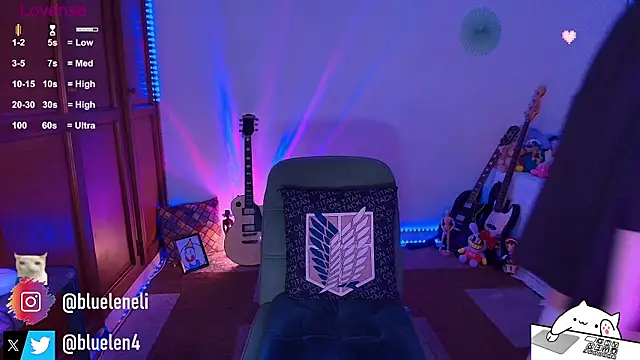 bluelen Live XXX Chat
