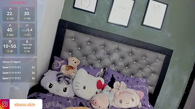XXX chat uživo modela EbonySkin