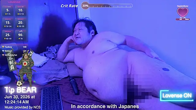 ChubbyBEAR039のウェブカメラショー