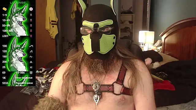 kinkywolf429: διαδικτυακό σόου στην κάμερα