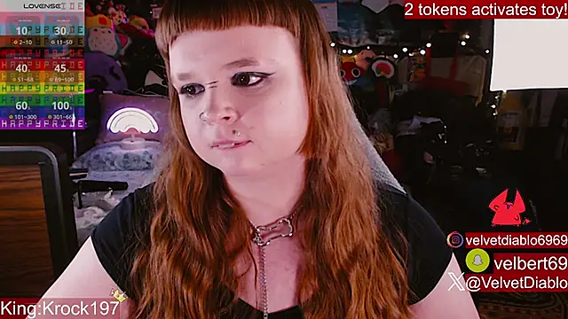 VelvetDiablo élő XXX-chatje