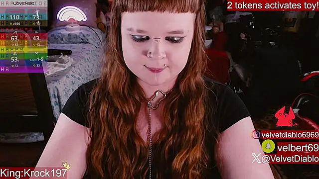 VelvetDiablo élő XXX-chatje