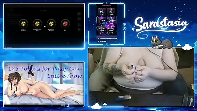 Webkamerová show Sarastasia417