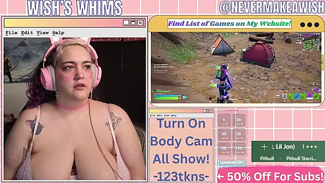 nevermakeawish live XXX chat