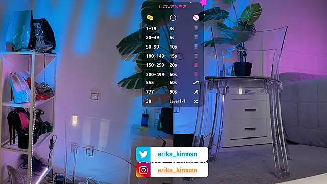 Chat +18 de Erika_Kirman ao vivo