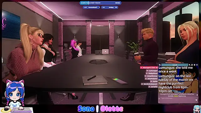 Chatroom XXX en direct de SonaBoobvelle