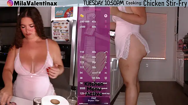 MilaValentina Live XXX-chat