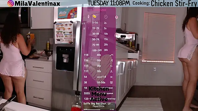 MilaValentina 라이브 XXX 채팅